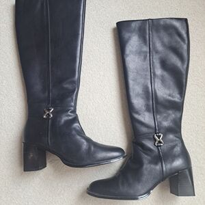 Karen Scott Black Heeled Boots